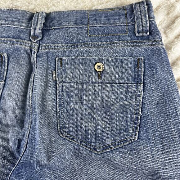 Vintage Levis SilverTab Jeans Mens 34x30 Blue Modern Boot Distress Y2k Denim - Picture 6 of 16